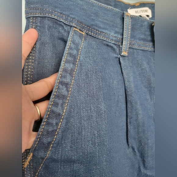 RE/DONE Utility Loose Oversized Jeans In True Rinse Size 25 Waist 30 - Picture 6 of 16
